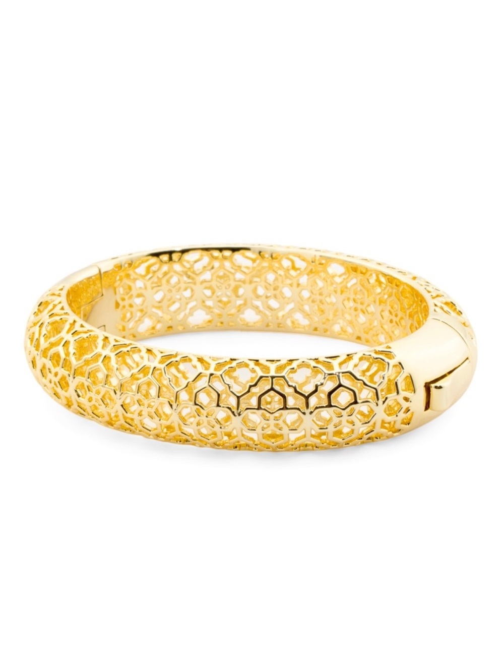 Kendra Scott Abbie Statement Bracelet Filigree Gold-Excellent preowned condition